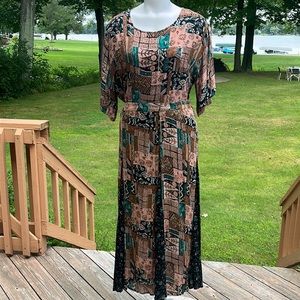 Kaktus vintage two piece skirt set 2X